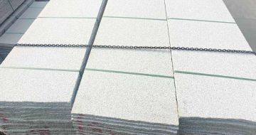 攀枝花芝麻白毛板，石材毛板