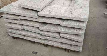 攀枝花芝麻白蘑菇石，自然面